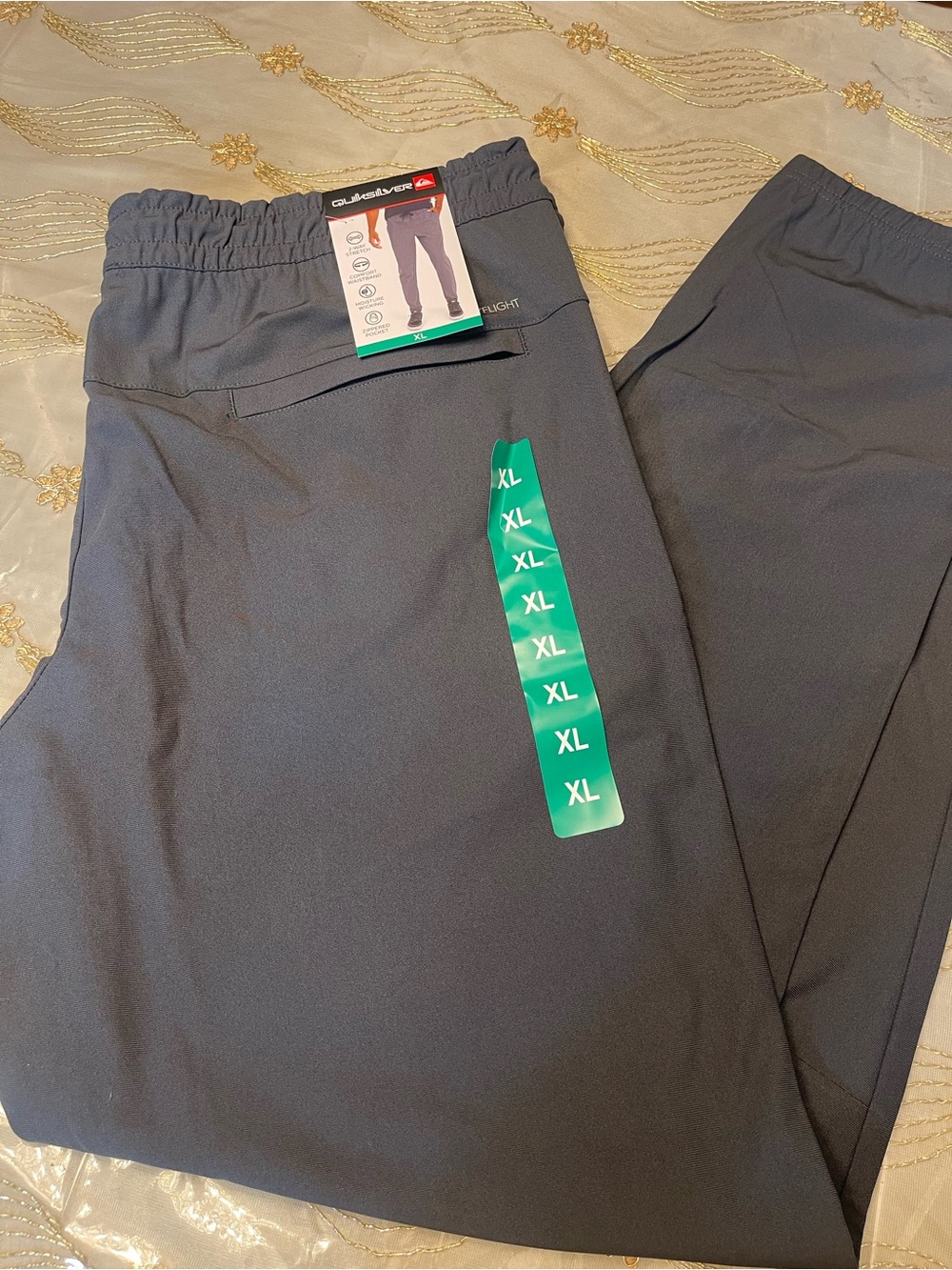 Quiksilver Men’s Gray Jogger Sweatpants - XL